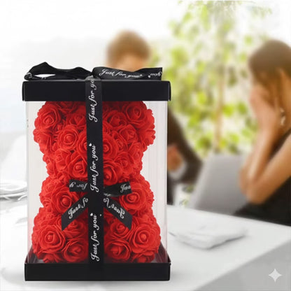 Oso de rosas peluche